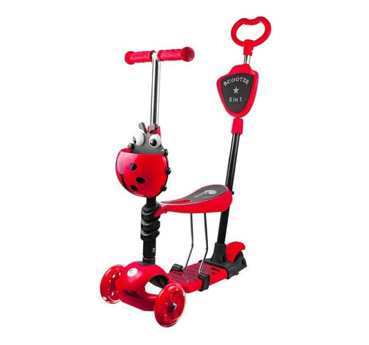 Patineta Scooter 2 en 1 Infantil Mariquita