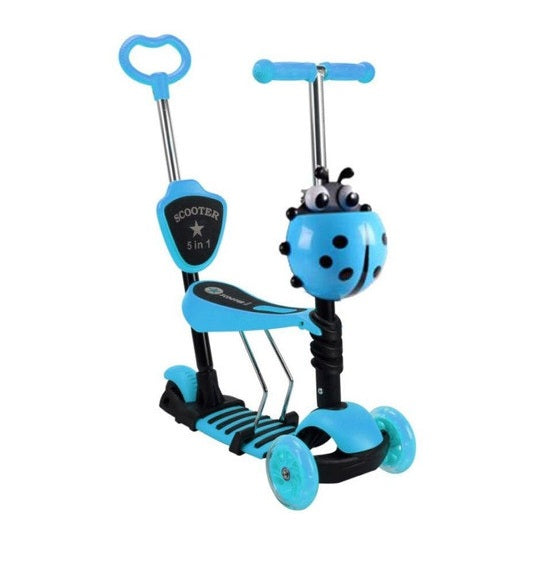 Patineta Scooter 2 en 1 Infantil Mariquita