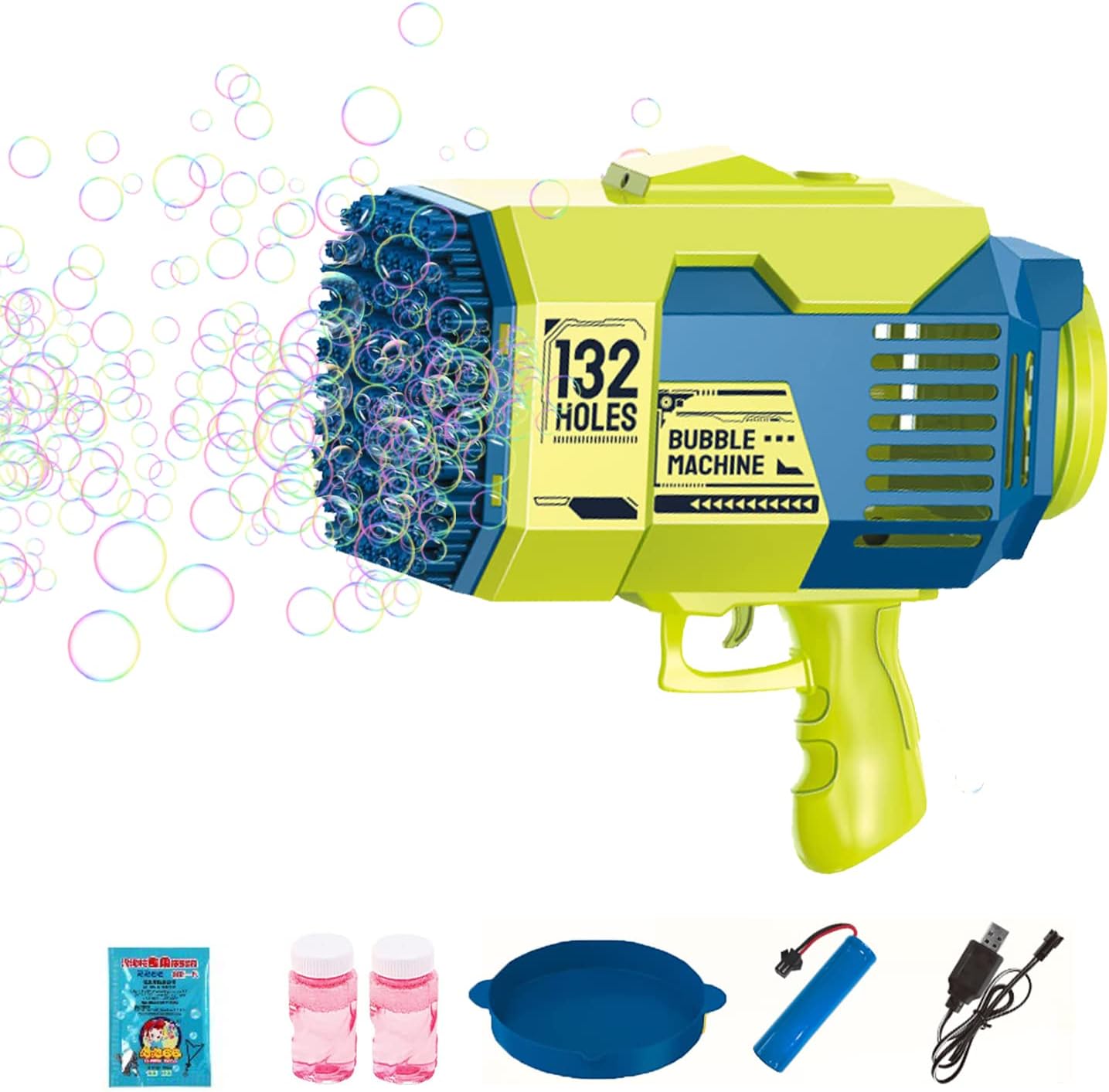 Bazooka De Burbujas De 132 Hoyos
